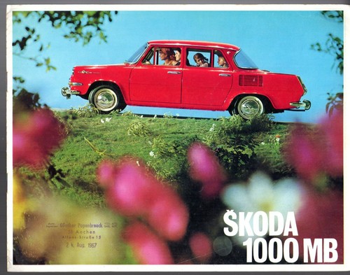 Skoda 1000 saloon 1967 - 1967, uk