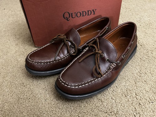Quoddy canoe shoe - quoddy, brown