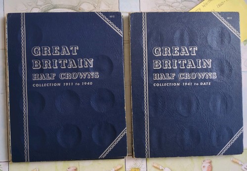 Two empty dated whitman half - two,
