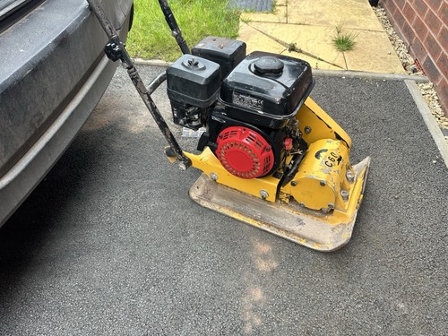 Wacker plate hire - plate,
