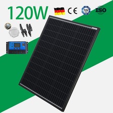 Full Black 120W Solar Panel