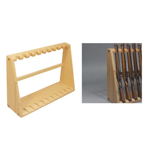 Scale wood rifle rack - 1/6,