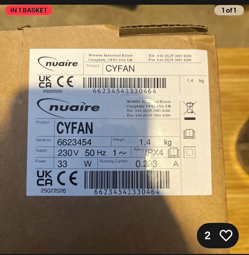 Nuaire cyfan centrifugal - cyfan,