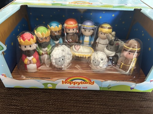 Elc happyland nativity set - nativity,