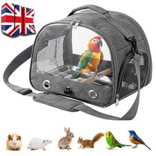 Birds Parrot Carrier Backpack Pet Breathable Travel Bags Backpack Cage Portable