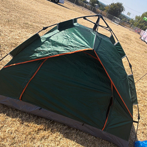 Green person dome - green,
