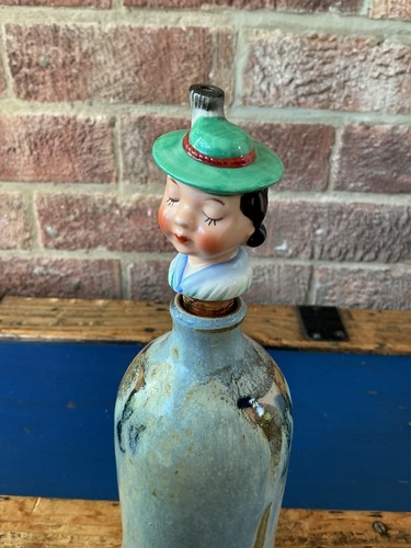 Vintage german cork bottle - cork,