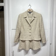 Jean Muir Cream Tweed Glitter