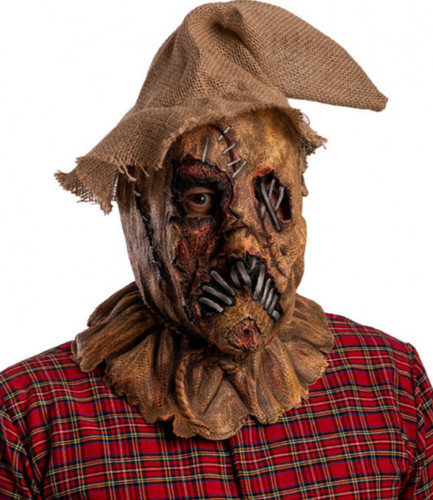 Deluxe halloween burlap mask - halloween,