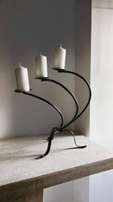 WROUGHT IRON CANDELABRA 1970s