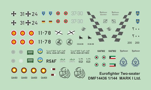 Mark decals dmf14436 144 - i, 1:144
