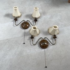 Two art deco wall lights with