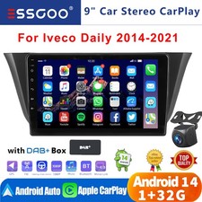For Iveco Daily 2013-2021 Android 14 Car Stereo Radio GPS Sat Nav DAB+ Carplay