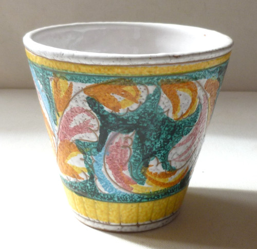 Italian pottery 1950 mid - pottery, 1950's