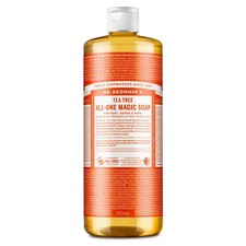Dr Bronner Organic Tea Tree All One Magic Castile Liquid Soap 945 ml - 4 Pack