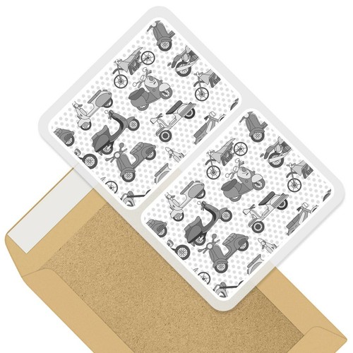 Rectangle stickers 10cm bw - 10cm,