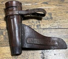 Beautiful Vintage Swaine & Adeney 6 1/4 inch Ladies Saddle Flask in Leather Case