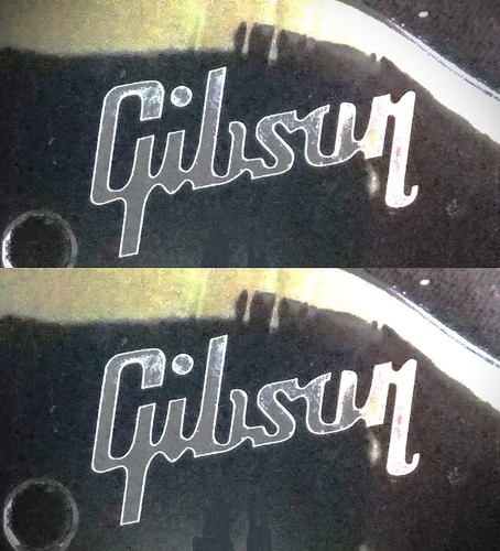 Gibson headstock logo - headstock,