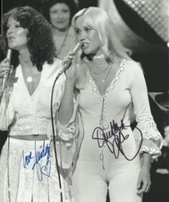 ABBA AGNETHA & FRIDA SUPERGROUP 2 SIGNED PHOTO PRINTS 6 x 4 BOGOF MEMORABILIA