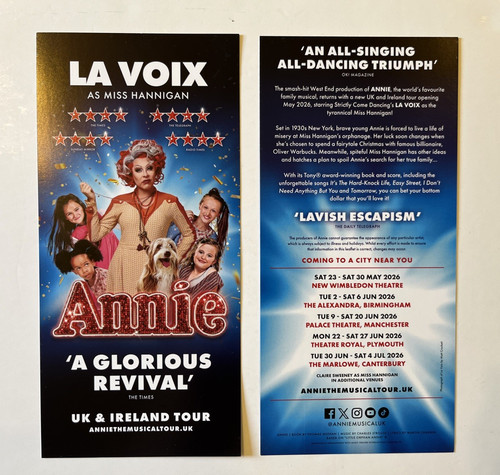 Annie the musical - the, theatre