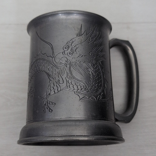 Engraved dragon metal - dragon,