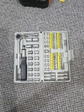 75 In 1 Ratchet Screwdriver Set Adjustable Socket Wrench Precision Bits Tool Kit