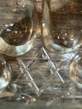 Vintage Star Of David Glass