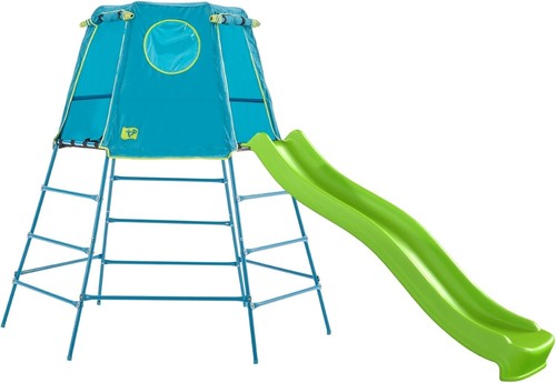 Metal climbing frame slide - metal, &