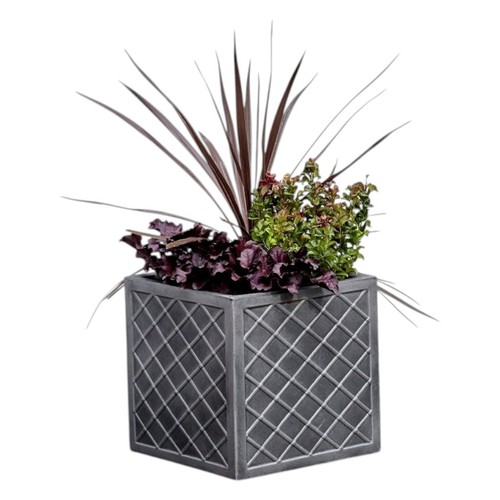 Large square lazio planter - large,