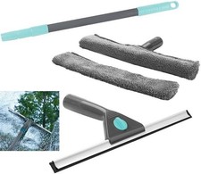 Window Cleaning Kit Telescopic Squeegee Mop Wash Wipe Tool Set Extension Pole