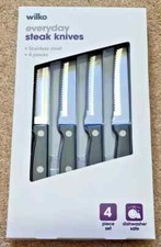 Wilko Set of 4 Everyday Steak