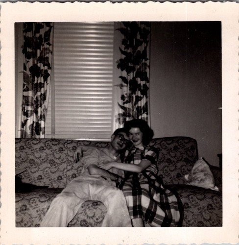 Vintage 1940s 50s snapshot - vintage,
