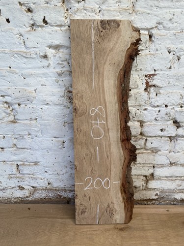 Waney edge live - oak, tiger