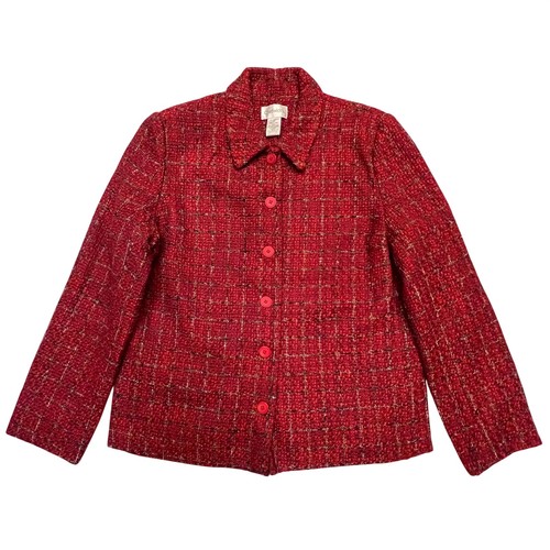 Chadwicks red pink plaid tweed - chadwicks,