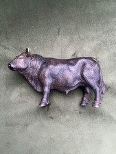 Schleich 2003 Rare Dark Brown Bull Cow Bovine Angus  