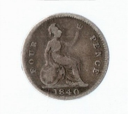 1840 victoria silver four - ~,