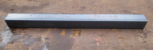 Box section steel piece 80mm - , x