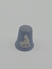 Wedgwood Christmas Sledge Thimble 1985