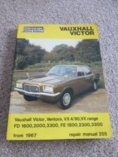 Intereurope VAUXHALL VICTOR VENTORA VX 4/90 FD FE 1.6 1.8 2.0 2.3 3.3 '67-72 P/B