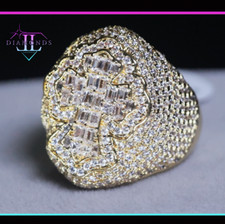 Hip Hop Cross Ring | Simulated