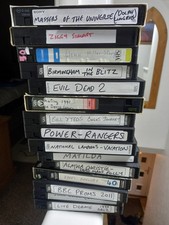 15- VHS Video Tapes with