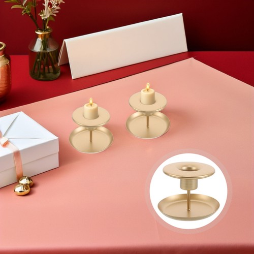 2pcs iron candlestick - 2pcs,