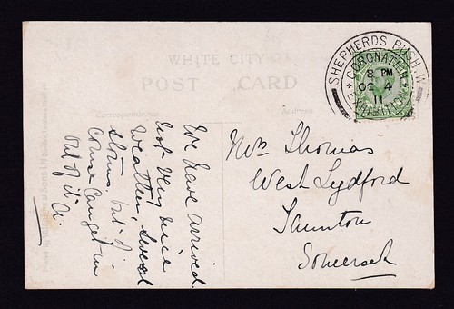 Kgv 1911 shepherds bush - kgv,