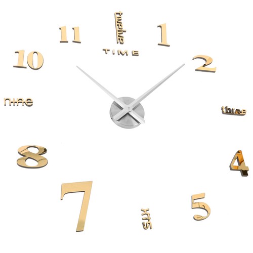 Mirrored wall clock - mirrored, unusual