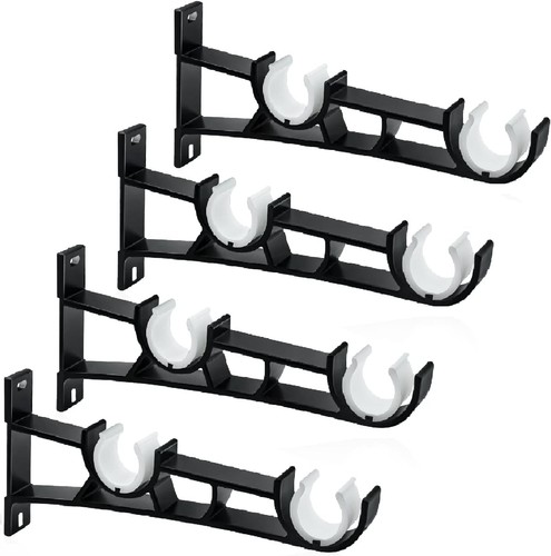 Curtain pole brackets - pole, pack
