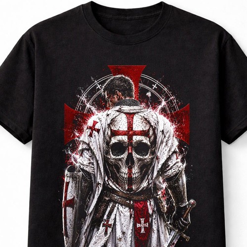 Knights templar skull - knights,