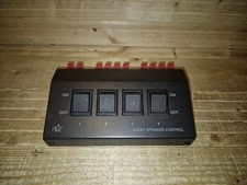 4 Way Loudspeaker Selector black (SHOP)