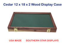 Cedar Wood Display Case  12 x