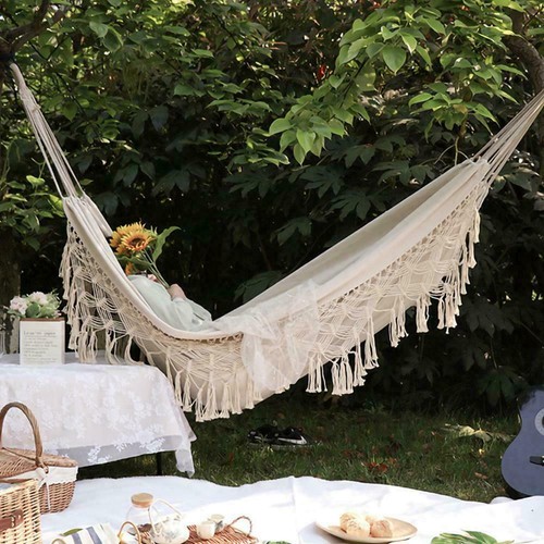 Boho tassel nest hammock - tassel,