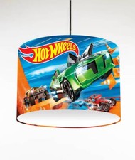 HOT WHEELS CEILING DRUM LIGHT SHADE / TABLE LAMPSHADE 3 SIZES